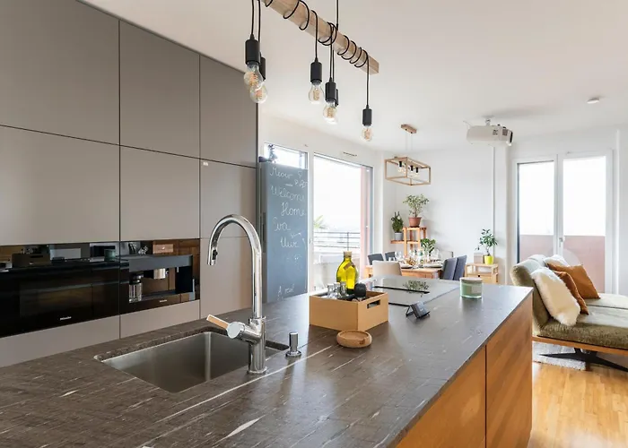 Lejlighed Edler Wohnraum Panoramablick 3 Sz Boxspringbetten, E-ladestation, Kaffeevollautomat, Klima, Lift, Terrasse & 2xtg *